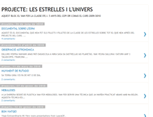 Tablet Screenshot of projecteestrelles.blogspot.com