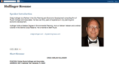 Desktop Screenshot of hullingerresume.blogspot.com
