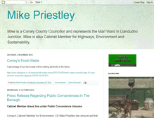 Tablet Screenshot of mikepriestley.blogspot.com