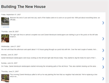 Tablet Screenshot of building-the-new-house.blogspot.com