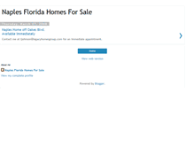 Tablet Screenshot of naplesflhomesforsale.blogspot.com