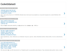 Tablet Screenshot of ceskeudalosti.blogspot.com