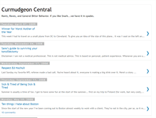 Tablet Screenshot of curmudgeoncentral.blogspot.com