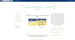 Desktop Screenshot of ahousetoahome.blogspot.com