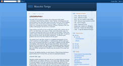 Desktop Screenshot of masokotanga.blogspot.com