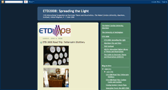 Desktop Screenshot of etd2008.blogspot.com