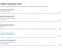 Tablet Screenshot of misterconway.blogspot.com