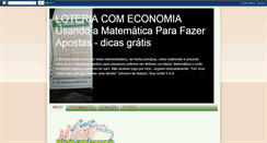 Desktop Screenshot of loteriaeconomica.blogspot.com