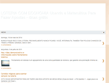 Tablet Screenshot of loteriaeconomica.blogspot.com