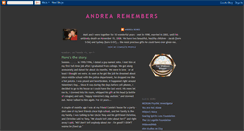 Desktop Screenshot of andreareneeremembers.blogspot.com