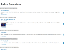 Tablet Screenshot of andreareneeremembers.blogspot.com