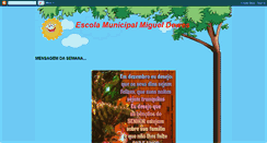 Desktop Screenshot of escolamigueldewes.blogspot.com