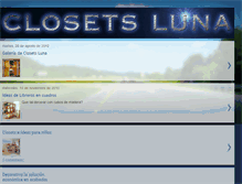 Tablet Screenshot of closetsluna.blogspot.com