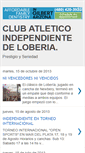 Mobile Screenshot of independientedeloberia.blogspot.com