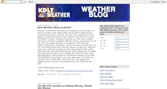 Desktop Screenshot of kdltweather.blogspot.com