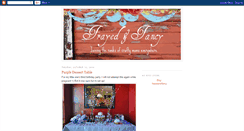 Desktop Screenshot of frayedandfancy.blogspot.com