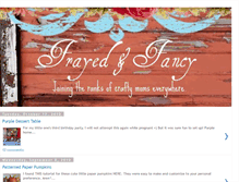 Tablet Screenshot of frayedandfancy.blogspot.com