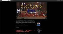 Desktop Screenshot of culturaemsampa.blogspot.com