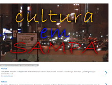 Tablet Screenshot of culturaemsampa.blogspot.com