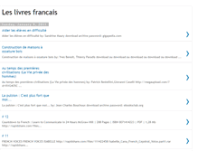 Tablet Screenshot of les-livres-francais.blogspot.com