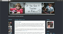 Desktop Screenshot of ifyougiveateacheranipad.blogspot.com