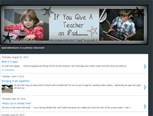 Tablet Screenshot of ifyougiveateacheranipad.blogspot.com