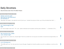Tablet Screenshot of daily-devotions-istyles.blogspot.com