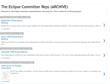 Tablet Screenshot of eclipse-committer-reps.blogspot.com