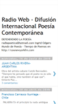 Mobile Screenshot of programamundodepoesia.blogspot.com