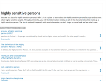 Tablet Screenshot of highlysensitivepersons.blogspot.com