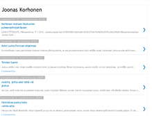 Tablet Screenshot of joonaskorhonen.blogspot.com