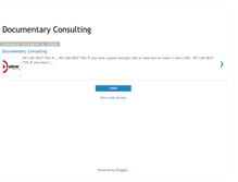 Tablet Screenshot of documentaryconsulting.blogspot.com