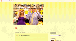 Desktop Screenshot of mysquaretospare.blogspot.com