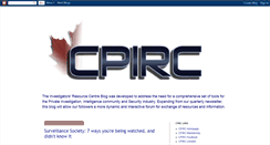 Desktop Screenshot of cpirc.blogspot.com