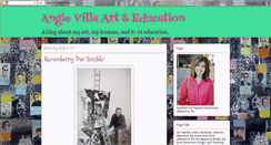 Desktop Screenshot of angievillaartwork.blogspot.com