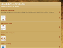Tablet Screenshot of lelleraamatukogu.blogspot.com