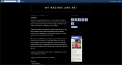 Desktop Screenshot of mymagimixandme.blogspot.com
