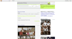 Desktop Screenshot of generaciondel82lms.blogspot.com