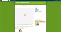 Desktop Screenshot of angelicagonzalezp.blogspot.com
