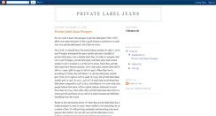 Desktop Screenshot of private-label-jeans.blogspot.com