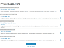 Tablet Screenshot of private-label-jeans.blogspot.com