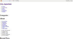 Desktop Screenshot of cityaquarium.blogspot.com