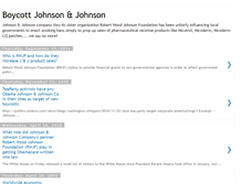 Tablet Screenshot of boycottjohnsonandjohnson.blogspot.com