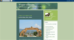 Desktop Screenshot of elcoppercanyongate.blogspot.com
