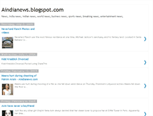 Tablet Screenshot of aindianews.blogspot.com