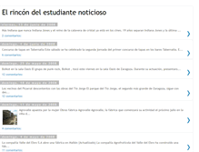 Tablet Screenshot of elrincondelestudiantenoticioso.blogspot.com