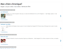 Tablet Screenshot of monchienchronique.blogspot.com