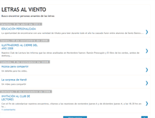Tablet Screenshot of letrasalvientoduoc.blogspot.com