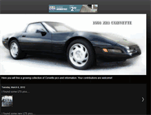 Tablet Screenshot of corvette-pics.blogspot.com