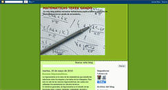 Desktop Screenshot of matematicascnhkcm.blogspot.com